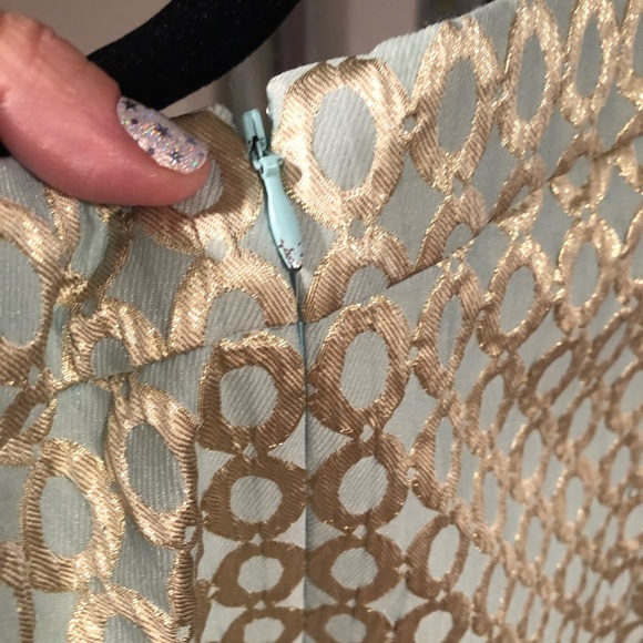 Lauren Ralph Lauren Sleeveless Sheath Metallic Dress - Picture 6 of 7